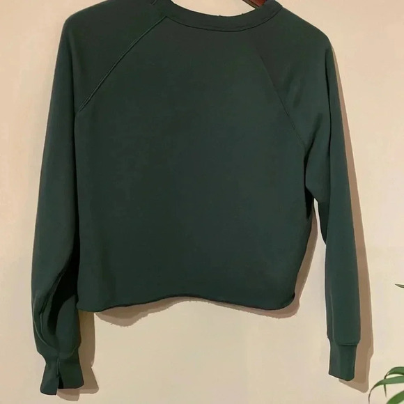 Aerie Cropped Distressed Crew - Picture 6 of 7